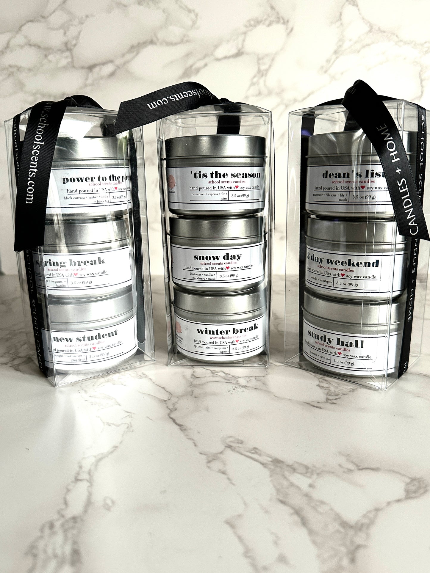 travel candles 3 pack